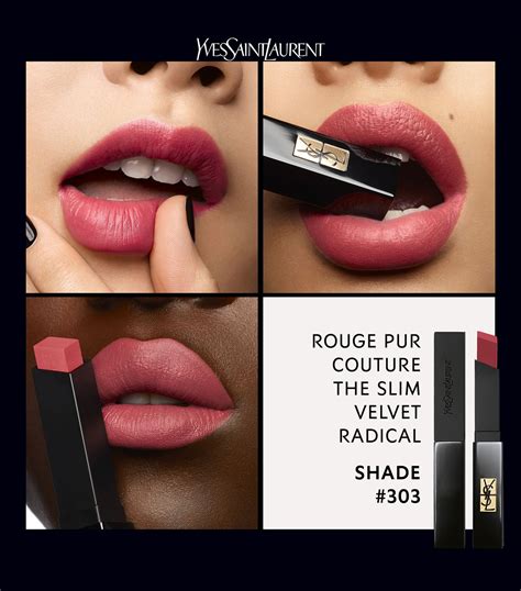 ysl velvet radical 302|Rouge Pur Couture The Slim Velvet Radical .